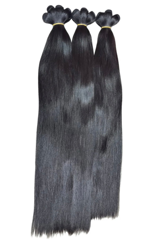 Raw Natural Straight Extensions ( SINGLE BUNDLES !! )